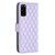 For Samsung Galaxy S20 5G Diamond Lattice Wallet Leather Flip Phone Case(Purple)
