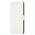For Samsung Galaxy M53 5G Diamond Lattice Wallet Leather Flip Phone Case(White)