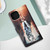 For iPhone 14 Plus Painted Flat Texture Leather Case with Lanyard & Card Slot & Wallet & Holder (Cat And Tiger)