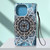 For iPhone 14 Pro Max Painted Flat Texture Leather Case with Lanyard & Card Slot & Wallet & Holder (Undersea Mandala)