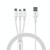 ROMOSS CB251V 3.5A USB To 8 Pin+Type-C+Micro USB 3 In 1 Charging Cable, Length: 1.8m