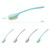 Long Handle Soft Hair Bathing Brush Nylon Hair Massage Brush(White)