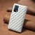 For OPPO A54 4G / A55 5G / A16 Diamond Lattice Zipper Wallet Leather Flip Phone Case(White)