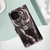 For iPhone 14 Plus Painted Flat Texture Leather Case with Lanyard & Card Slot & Wallet & Holder (Black White Tiger)