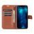 For iPhone 14 Pro AZNS Sheepskin Texture Horizontal Flip Leather Case(Brown)