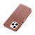 For iPhone 14 Pro AZNS Sheepskin Texture Horizontal Flip Leather Case(Brown)