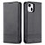 For iPhone 14 AZNS Magnetic Calf Texture Flip Leather Phone Case (Black) For iPhone 14 AZNS Magnetic Calf Texture Flip Leather Phone Case (Black)