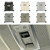 Car Dome Light Button Sunroof Window Switch Button for Mercedes-Benz W166 / W292 2012-, Left Driving, Style:Convex(Grey)