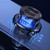 USAMS US-CC162 C31 5V3A Transparent Dual USB Mini Car Charger(Blue)