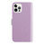 For iPhone 14 Plus Candy Color Litchi Texture Leather Phone Case (Light Purple)