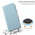For OPPO Realme C11 Candy Color Litchi Texture Leather Phone Case(Light Blue)