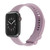 Square Buckle Silicone Watch Band For Apple Watch Series 9&8&7 41mm / SE 3&SE 2&6&SE&5&4 40mm / 3&2&1 38mm(Purple)