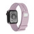 Square Buckle Silicone Watch Band For Apple Watch Series 9&8&7 41mm / SE 3&SE 2&6&SE&5&4 40mm / 3&2&1 38mm(Purple)