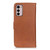 For Motorola Moto G42 4G KHAZNEH Cowhide Texture Leather Phone Case(Brown)