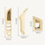 Car High Configuration Version Inside Doors Handle Pull Trim Cover 5141 7225 873 for BMW F10 F18, Left Driving (Beige)