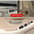 Car High Configuration Version Inside Doors Handle Pull Trim Cover 5141 7225 873 for BMW F10 F18, Left Driving (Beige)