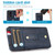 For Samsung Galaxy S20 FE Wristband Kickstand Wallet Leather Phone Case(Blue)