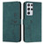 For Samsung Galaxy S21 Ultra Skin Feel Heart Pattern Leather Phone Case(Green) For Samsung Galaxy S21 Ultra Skin Feel Heart Pattern Leather Phone Case(Green)