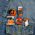 5 PCS Cartoon Halloween Brooch Denim Badge Collar Accessory(XZ2393)