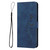 For Samsung Galaxy S21 Ultra Skin Feel Heart Pattern Leather Phone Case(Blue)