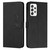 For Samsung Galaxy A73 5G Skin Feel Heart Pattern Leather Phone Case(Black)