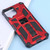 For Samsung Galaxy M33 Shockproof TPU + PC Magnetic Phone Case with Holder(Red)