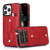 For iPhone 13 Pro Wristband Kickstand Wallet Leather Phone Case (Red) For iPhone 13 Pro Wristband Kickstand Wallet Leather Phone Case (Red)
