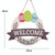 Easter Hanging Door Decoration Indoor Wooden Egg Hanging Sign, Style: Logo