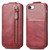 For iPhone SE 2022 / SE 2020 / 8 / 7 Zipper Wallet Vertical Flip Leather Phone Case(Red)