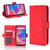 For BLU G71 Skin Feel Calf Pattern Leather Phone Case(Red)