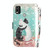 For Nokia C21 Plus 3D Colored Horizontal Flip Leather Phone Case(Black White Cat)