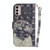 For Motorola Moto G42 3D Colored Horizontal Flip Leather Phone Case(Hug Cat)