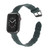 Snowflake Silicone Watch Band For Apple Watch Series 9&8&7 41mm / SE 3&SE 2&6&SE&5&4 40mm / 3&2&1 38mm(Green)