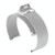 For ID205 / Willful SW021 19mm Stainless Steel Milanese Watch Band(Silver)