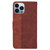 For iPhone 14 Pro Max Geometric Embossed Leather Phone Case (Brown)