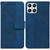 For Honor X8 Geometric Embossed Leather Phone Case(Blue) For Honor X8 Geometric Embossed Leather Phone Case(Blue)