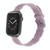 Snowflake Silicone Watch Band For Apple Watch Series 9&8&7 41mm / SE 3&SE 2&6&SE&5&4 40mm / 3&2&1 38mm(Purple)