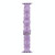 Snowflake Silicone Watch Band For Apple Watch Series 9&8&7 41mm / SE 3&SE 2&6&SE&5&4 40mm / 3&2&1 38mm(Purple)