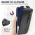 For Samsung Galaxy S22 Ultra 5G Zipper Wallet Vertical Flip Leather Phone Case(Black)