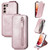 For Samsung Galaxy S21 Plus 5G Zipper Wallet Vertical Flip Leather Phone Case(Pink) For Samsung Galaxy S21 Plus 5G Zipper Wallet Vertical Flip Leather Phone Case(Pink)