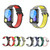 For Huawei Watch Fit 2 Two-Color Perforated Silicone Watch Band(Blue+White)