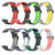 For Huawei Watch Fit 2 Two-Color Perforated Silicone Watch Band(Blue+White)