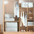 Portable Home Clothes Organizer Moving Bag, Specification: 60x50x28cm(White Base Blue Flower)