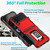 For Samsung Galaxy Z Flip4 Ring Holder Non-slip Shockproof Armor Phone Case(Mint Green)