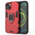 For iPhone 14 PC + TPU Magnetic Ring Holder Phone Case (Red)