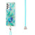 For Samsung Galaxy A23 4G/5G Electroplating Splicing Marble TPU Phone Case with Lanyard(Green) For Samsung Galaxy A23 4G/5G Electroplating Splicing Marble TPU Phone Case with Lanyard(Green)