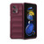 For Xiaomi Redmi Note 11T Pro Magic Shield TPU + Flannel Phone Case(Wine Red)