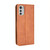 For Motorola Moto G22 / E32s 4G Magnetic Buckle Retro Crazy Horse Leather Phone Case(Brown)