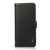 For Motorola Moto G42 KHAZNEH Side-Magnetic Litchi Genuine Leather RFID Phone Case(Black)