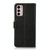 For Motorola Moto G42 KHAZNEH Side-Magnetic Litchi Genuine Leather RFID Phone Case(Black)
